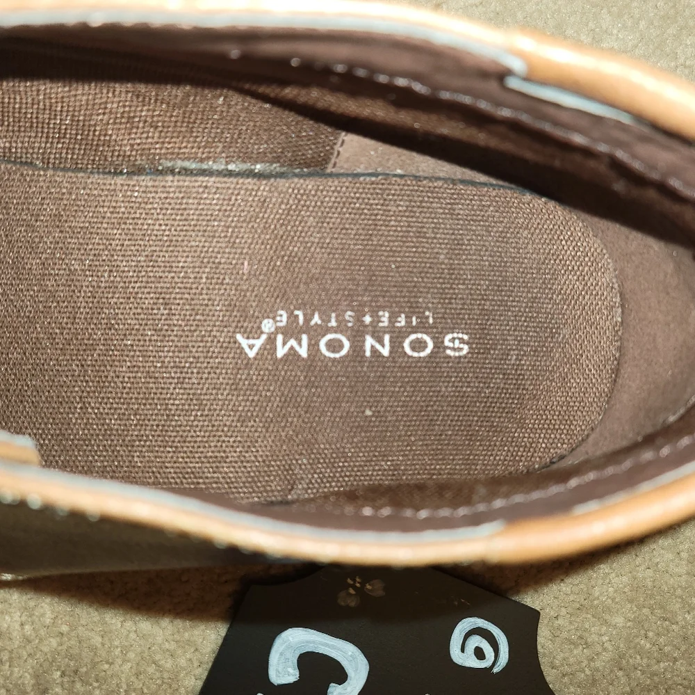 Sonoma Dress Boots 13M Braydon Tan Chukka Brown